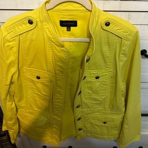 Bright yellow jacket from Talbots